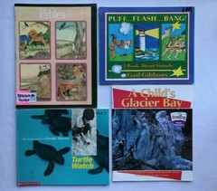 8 Books for 5-10 years old, fiction & non-fiction (5 very good, 3 good, clean)