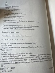 BENJAMIN FRANKLIN: AN AMERICAN LIFE By Walter Isaacson – HC – 1st EDITION/PRINT
