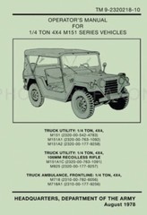 USB FLASH DRIVE US ARMY Jeep M151 Series 3810 Page Operator Repair Parts Manual