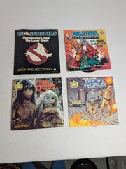 1980’s Ghostbusters The Dark Crystal Star Wars Masters Universe Record Book Lot