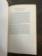 Francis Bacon : The Major Works by Francis Bacon (2002, Uk-Trade Paper)