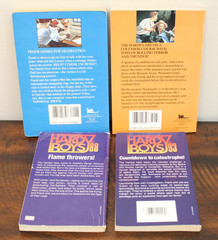 Vintage 90s HARDY BOYS BOOK LOT #102 108 Case Files #88 93 Franklin Dixon Books