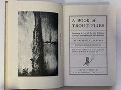 BOOK OF TROUT FLIES Stream Insect & Imitations PRESTON JENNINGS ©1935, 1st Edn.