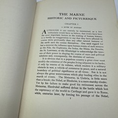 The Marne Historic and Picturesque Joseph Mills Hanson 1922 Marne River Antique