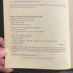 What a Husband Needs from His Wife Paperback Book by Melanie Chitwood 2006