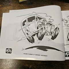 Lot Of 10 NEW- 2016 PPG Industries-Hot Rod Coloring Book- 30 Pages- CAR HOBBIEST