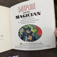Batman Kids Book Lot of 5 Golden Books DC Comics Gotham City Robin