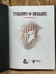 Dungeons & Dragons Tyranny Of Dragons Kobold Press – Good