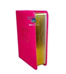 Biblia de Bolsillo RVR,1960 imitacion piel Color fucsia