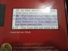 NASB Charles Stanley Life Principles Bible- Large Print INDEXED Burgundy LS-RARE