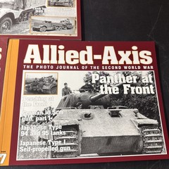 Lot Of 3 Allied Axis Photo Journal 2nd World War PB Issues 6 7 8