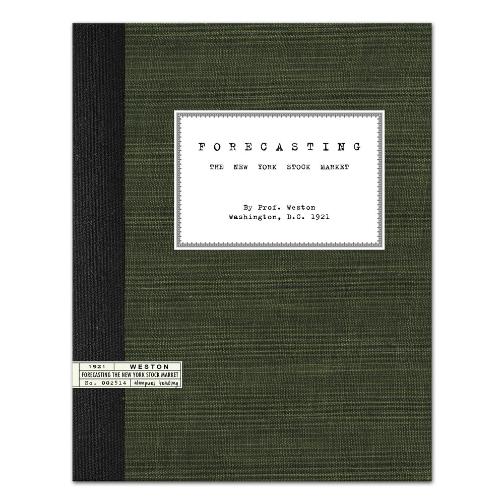 (1921) FORECASTING THE NEW YORK STOCK MARKET by PROF WESTON – FIN ASTROLOGY