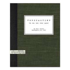 (1921) FORECASTING THE NEW YORK STOCK MARKET by PROF WESTON – FIN ASTROLOGY