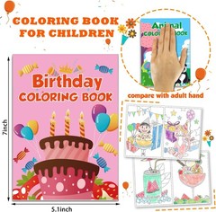 24Pack Coloring Books for Kids Ages 2-4-6-8-12 Small Bulk Coloring Books for Kid