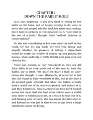 1899 Alice’s Adventures in Wonderland 144 Pages