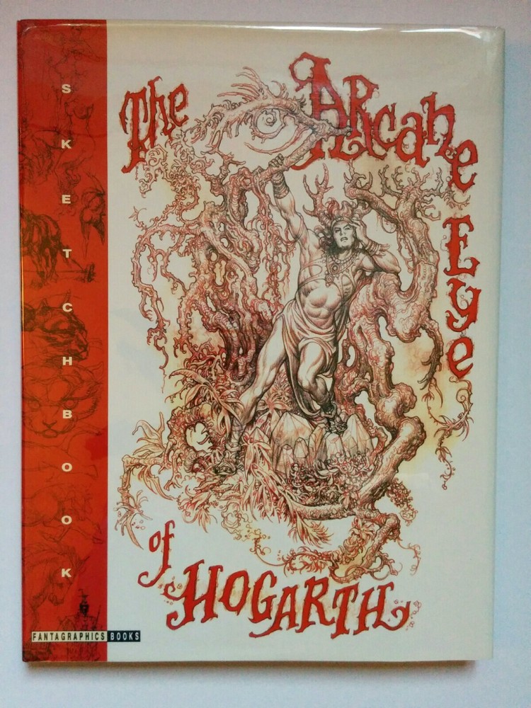ARCANE EYE OF BURNE HOGARTH Signed Numbered 1/300 HC Fantagraphics LIKE NEW