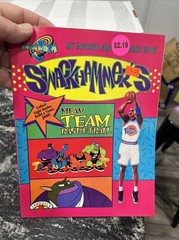 SPACE JAM SWACKHAMMER’S MEAN TEAM BASKETBALL PAINT & MARKER BOOK LANDOLL’S 1996