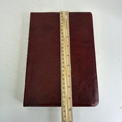 Kenneth Copeland Reference Ed. KJV Holy Bible Red Letter 1991 Genuine Leather