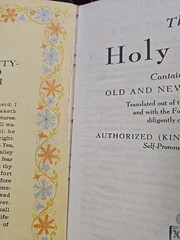 Holy Bible Red Letter Self-Pronouncing KJV National Bible Press 1963 Crystalette