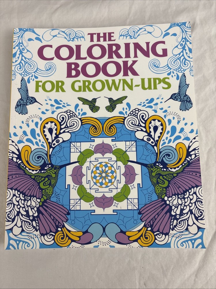 352 PAGES OF ACTIVITY THE COLORING BOOK – THE COLOURING BOOK FOR GROWN UPS