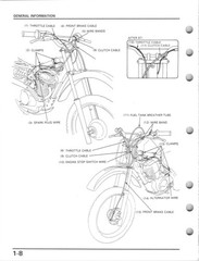 HONDA XR80R XR100R Motorcycle Service Manual 1985-1997 – WIRE BOUND – COVERS