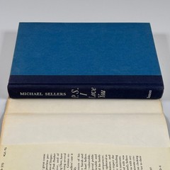 P.S. I Love You Michael Sellers 1982 First US Ed Biography Peter Sellers E. P