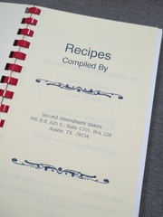 All American Recipes Cookbook From Second Amendment Sisters Comb Bound 154 pages