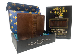 Old Book from 1700s – Luxury Gift Box – with Certificate of Authenticity