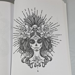 *NEW/ UNUSED/ NO MARKINGS* Halcyon Time Ltd Ultimate Tattoo Coloring Book