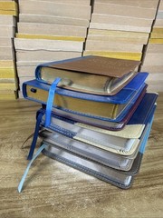 Lot of 5 David Jeremiah Leather Devotional Books Christian Set Leather READ