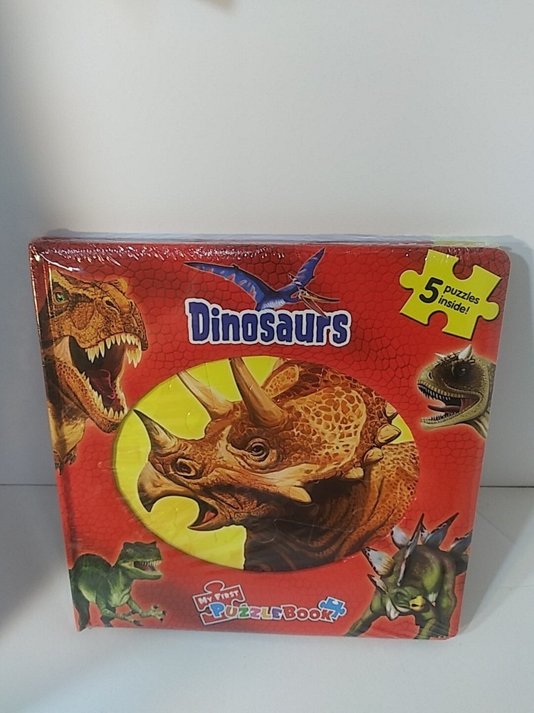 First Puzzle Book Dinosaurs 5 Puzzles Inside for 3+ Years Sealed