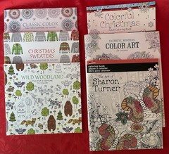 Adult Coloring Books “Fun For Everyone To Color” Set of 6 Multiple Themes