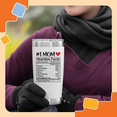 Stainless Steel 20oz Tumbler for Moms – Stylish & Break-Resistant Gift Idea