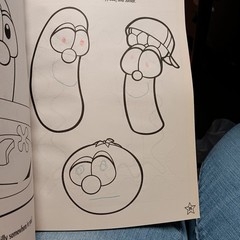 Big Idea VeggieTales Veggie Fever Jumbo Coloring Activity Book 2007 112 pages