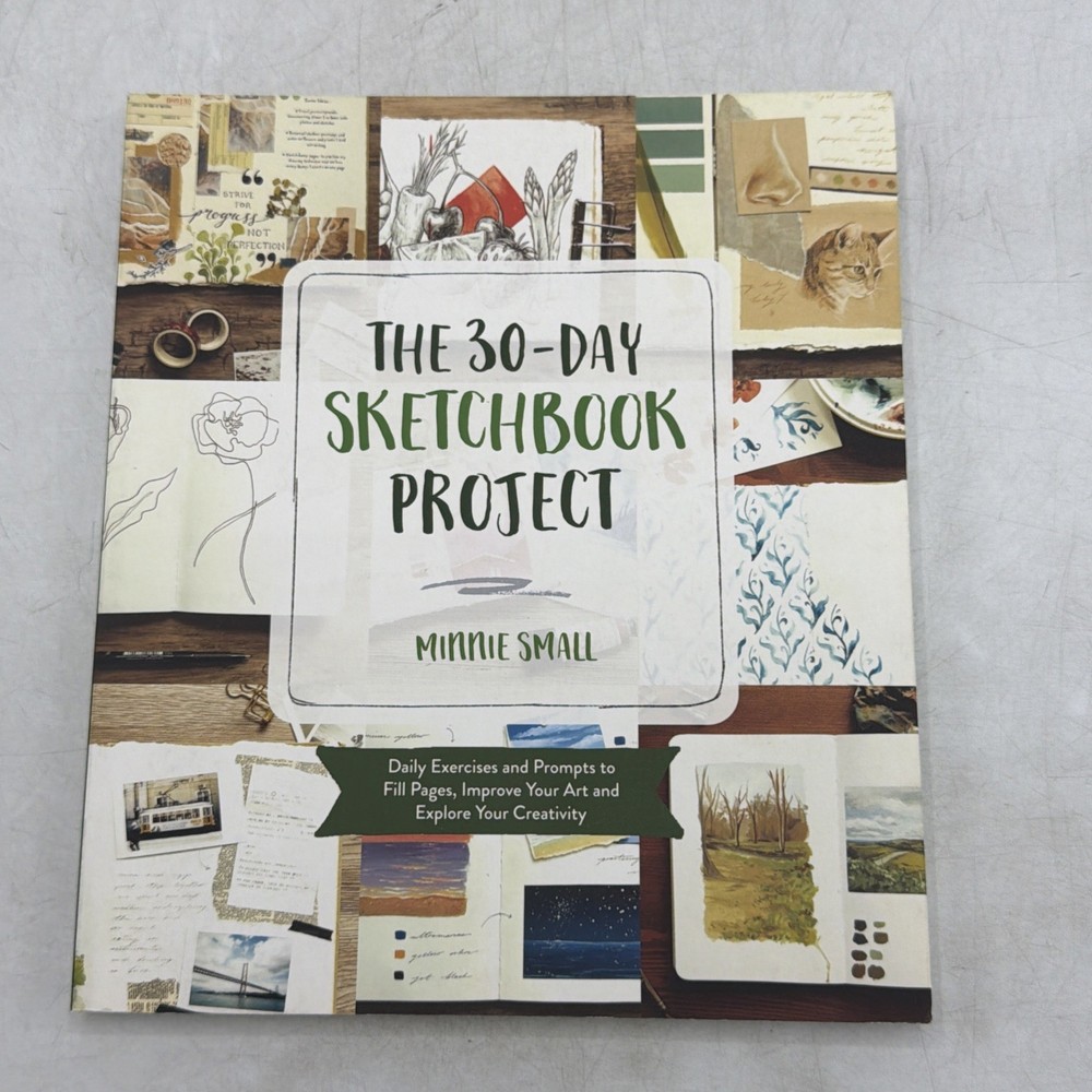 The 30-Day Sketchbook Project: Daily Exercises and Prompts to Fill Pages,: Used