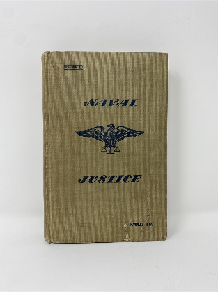 Naval Justice Book – October 1945 – NAVPERS 16199