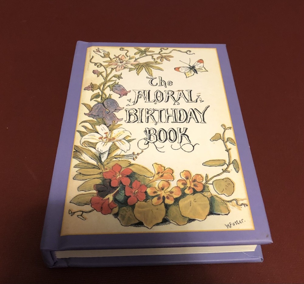 Applewood Bks.: Floral Birthday Book by William Foster (2000, Hardcover)
