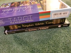 Alchemy of Tarot; Kingdom Within Tarot; extra 332-pg PB, Lot of 3 BN Juno Lucino