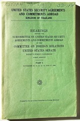 Congressional Subcommittee Hearings and Reports – Vietnam/Indochina