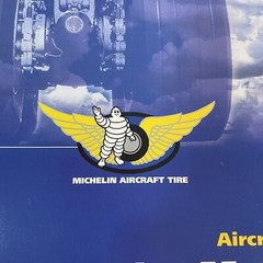 Michelin Aircraft Tire Care & Service Manual Book Rare 88 pages