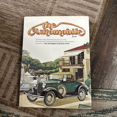 The Automobile Book by The Saturday Evening Post, Antique Vintage Art 1979 HB
