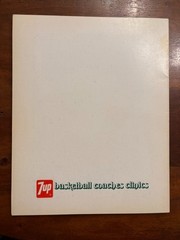 RARE 7UP Best of Seven Notebook 1974 Basketball Journal