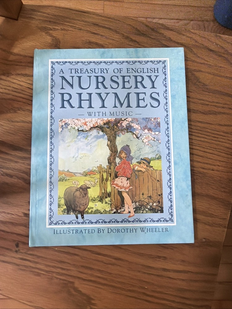 A Treasury of English Nursery Rhymes with Music Hardcover Book