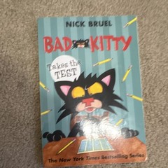 Bad Kitty Takes the Test by Nick Bruel Roaring Brook Press 2017 Special Edition