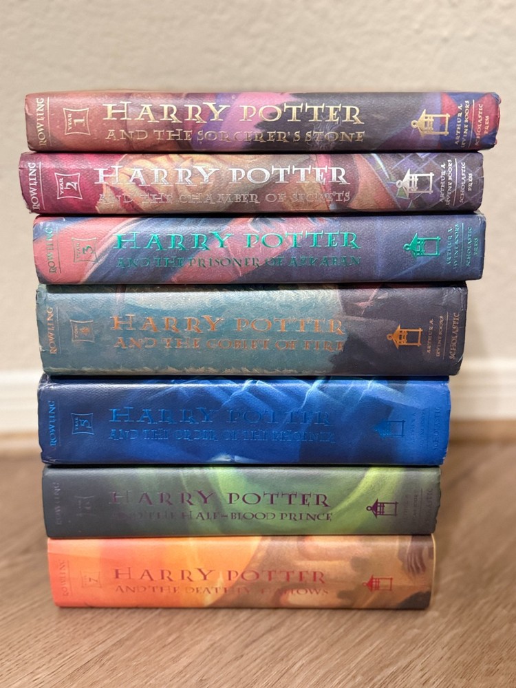 Harry Potter Complete Set 7 First American Edition with Errors Hardcover 1st HC