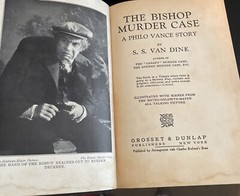 Rare 1929 The Bishop Murder Case By S.S. Van Dine/349 Pages HC