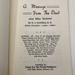 7 Vintage E.J. Daniels Small Staple Bound Booklets Lot Christ for the World GOOD