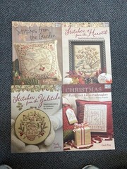 The Patchwork Place Embroidery Booklets Patterns Set of 4 Kathy Schmitz Gail Pan