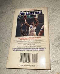 The Complete Handbook of Pro Basketball 1984 Edition by Hollander, Zander