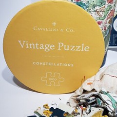 Cavallini & Co Constellations Jigsaw Puzzle 1000 Pc Reference Poster Missing 5